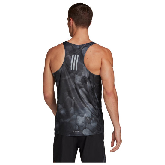 Adidas Ανδρική αμάνικη μπλούζα Fast Graphic Singlet
